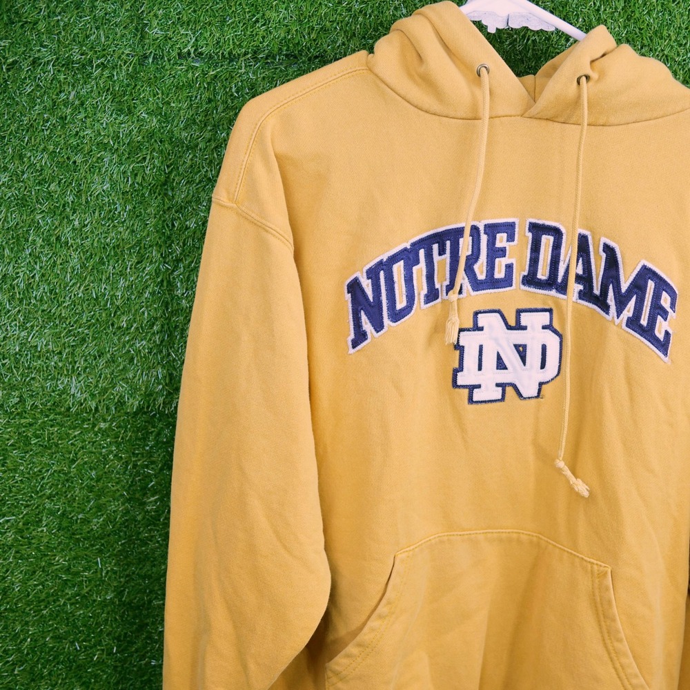 Vintage JanSport Notre Dame Hoodie - Mens Size L